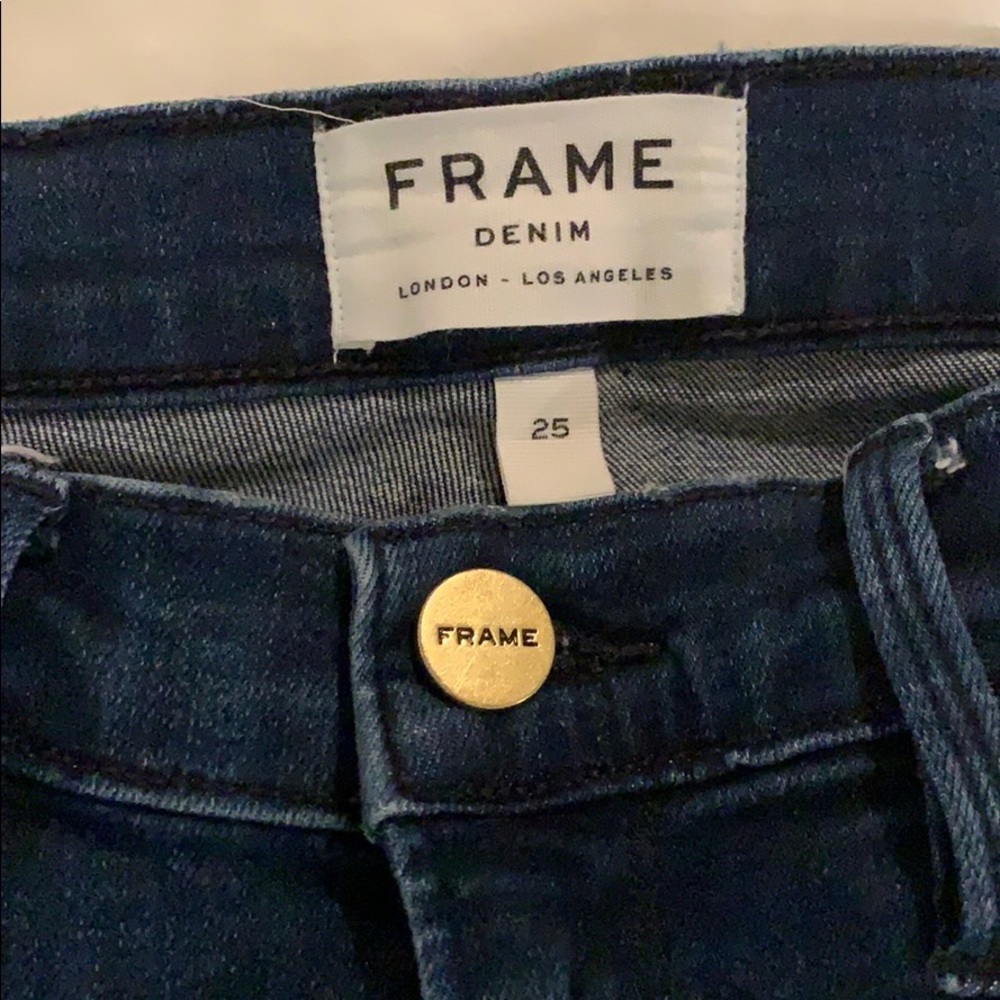 Frame jeans size 25 le skinny je deanne
